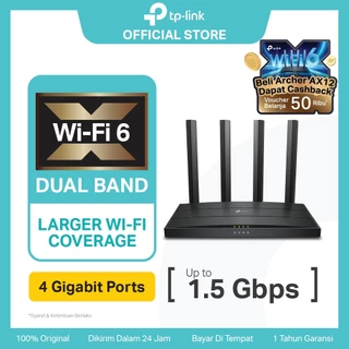 TP-Link Archer AX12 | AX1500 WiFi 6 Router | Dual Band | Gigabit | Mesh | Wireless Access Point