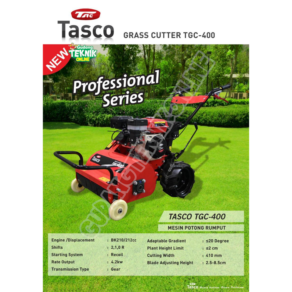 Jual Mesin Potong Rumput Dorong Roda TASCO TGC400 TGC600 / Mesin ...