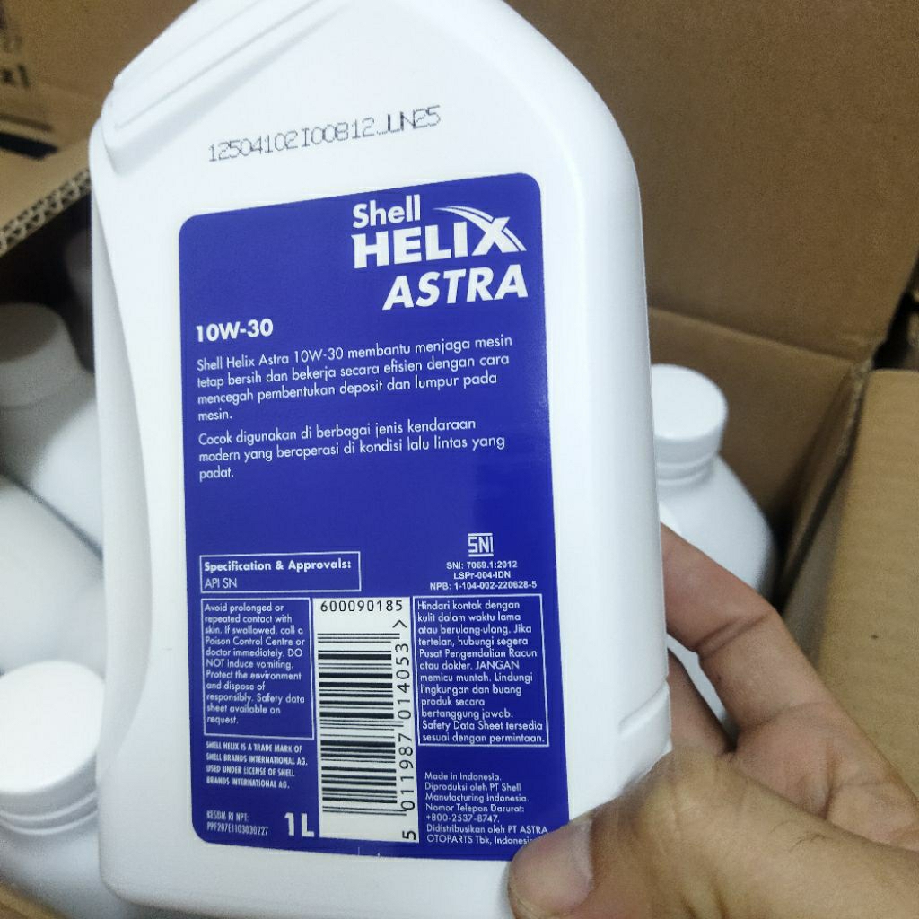 Jual Astra Shell Helix 10w-30 API SN | Shopee Indonesia