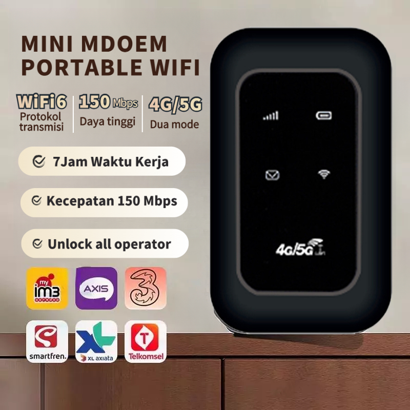 Jual Wifi mini untuk dibawa kemana mana | 4G\5G LTE Modem WIFI | Unlock ...