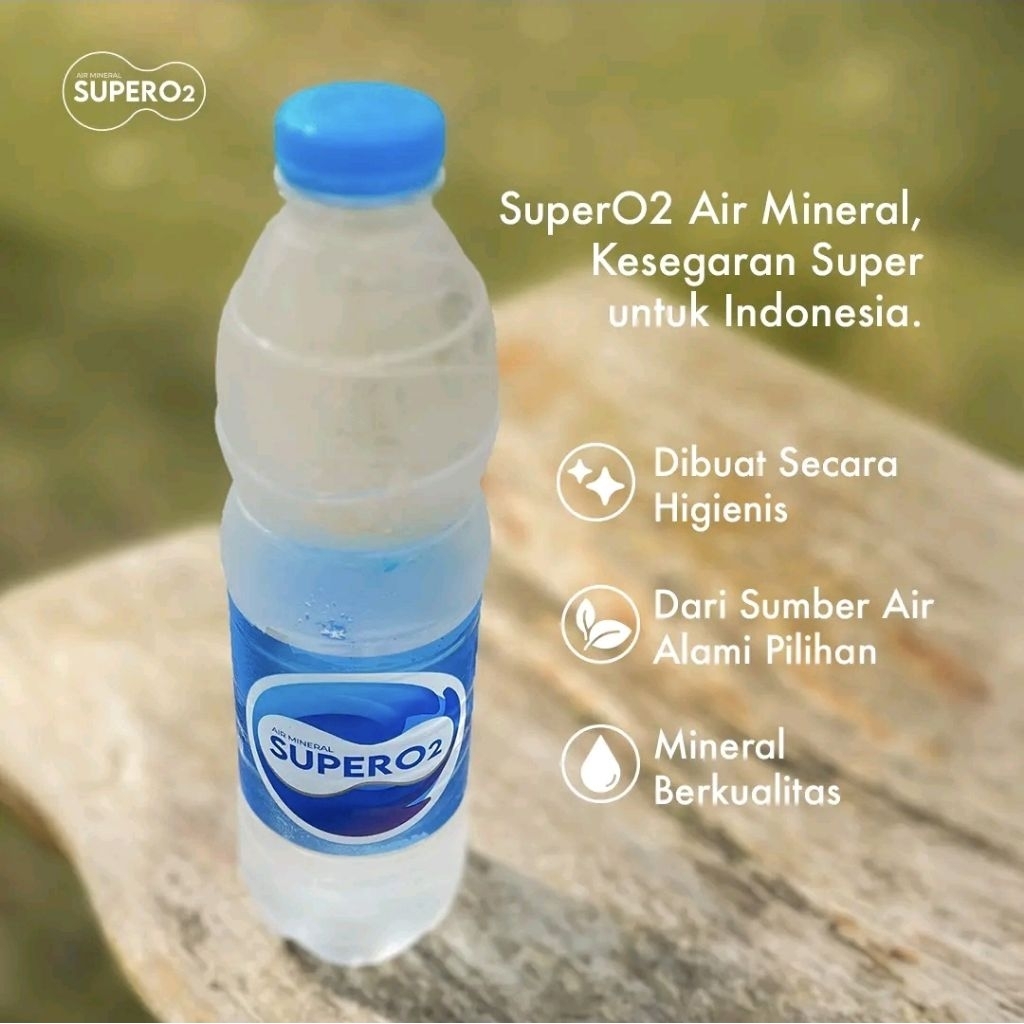 Jual Air Mineral Super O2 200 ml 1pack isi 24 botol | Shopee Indonesia