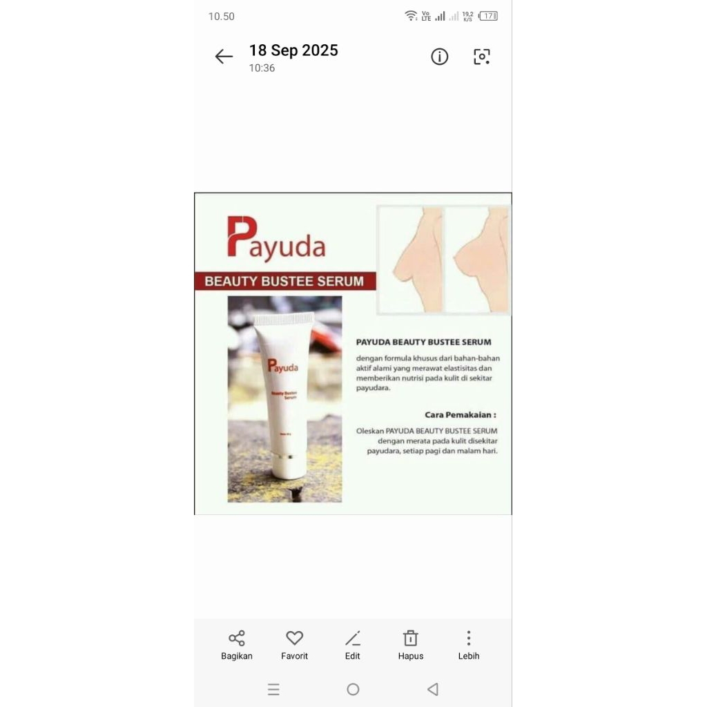 Jual ERTO'S Payuda perawatan payudara | Shopee Indonesia