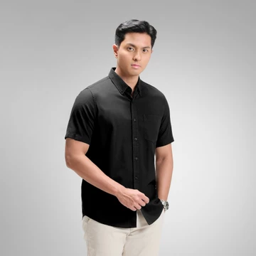 CUTOFF Clark Kemeja Pria Oxford Pendek