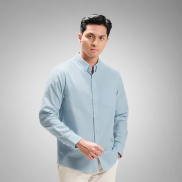 CUTOFF Clark Kemeja Pria Oxford Panjang