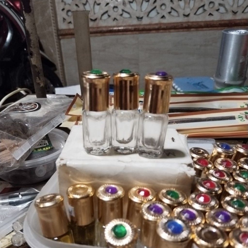 Jual Botol Tola 3 ml selusin 12 pcs tolla parfum permata 3 ml | Shopee ...