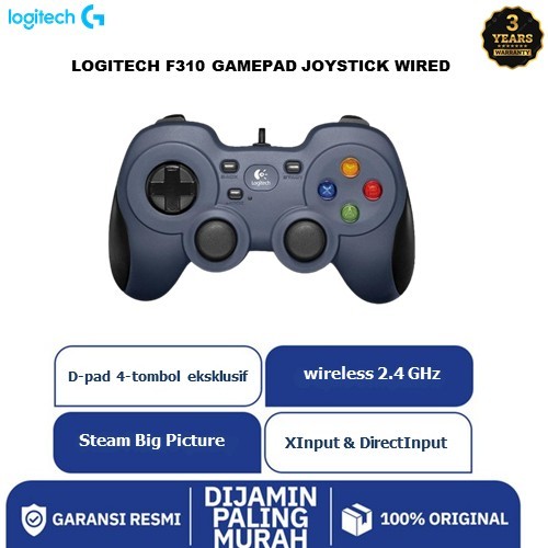 Jual Logitech F310 Gamepad Joystick Wired | Shopee Indonesia