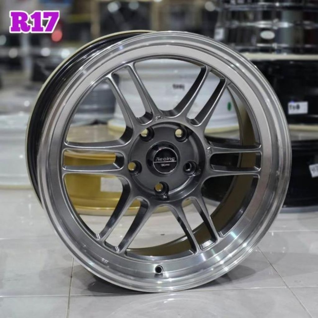 Jual velg mobil ring 17 RPF1 FLOW FORMING LEBAR 8 PCD 5X114,3 R17 velg ...