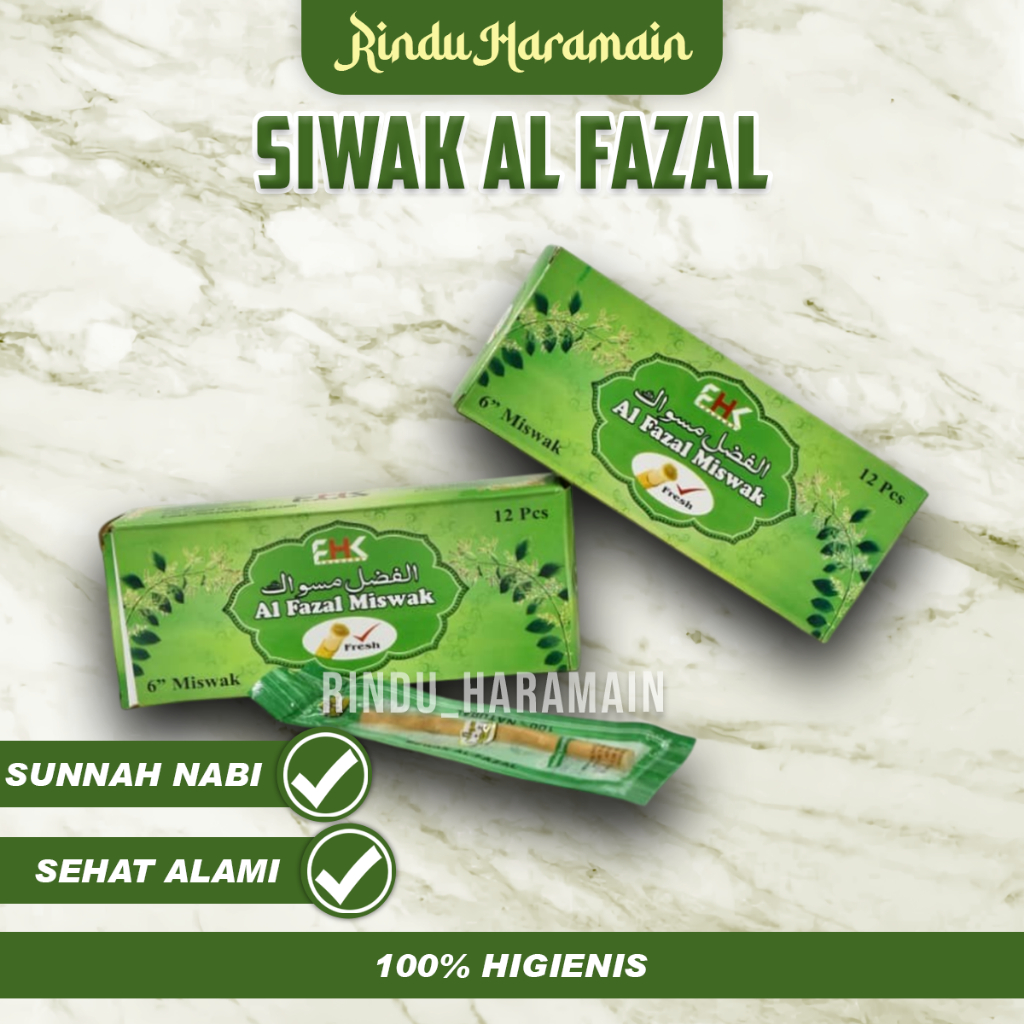 Jual Rindu Haramain -Siwak Al Fazal Asli Premium Pilihan Sunnah Pilihan ...