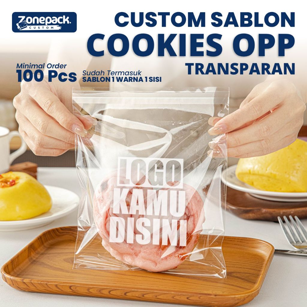 Jual Sablon Plastik Cookies OPP Transparant | Sablon 1 Warna 1 Sisi ...