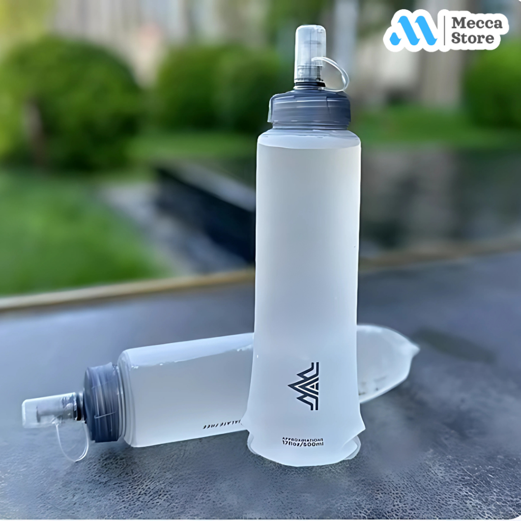 Jual Botol Minum Soft Flask Foldable Sport Water TPU 450ml | Shopee ...