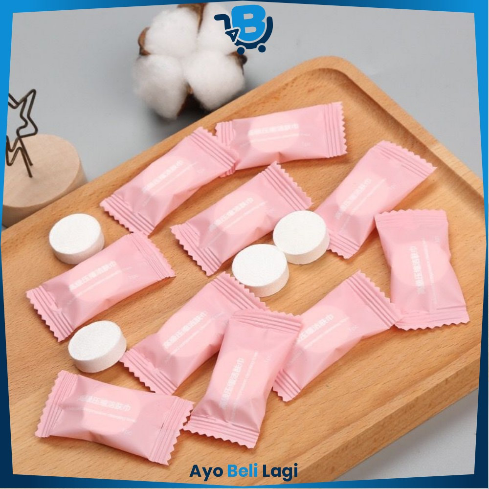 Jual Tissue Handuk Mini Travelling Sekali Pakai / Tissue Wajah Mini ...