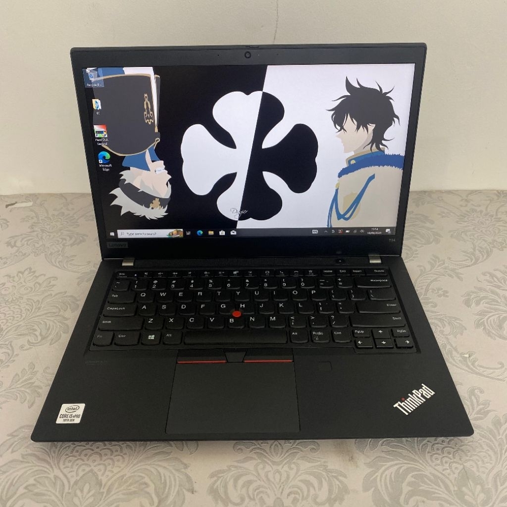 Pellicola Protezione T14 Gen 3 Cover Adesiva In Pelle & Fibra Di Carbonio Per Lenovo ThinkPad T14 Gen 1/2/3 - Protezione Elegante Copertura Laptop ThinkPad