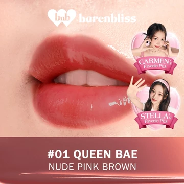 BARENBLISS LIP SERIES BNB Lily Luminous Glow Tint Peach Perfect Tint Apple Adorable Mousse Star