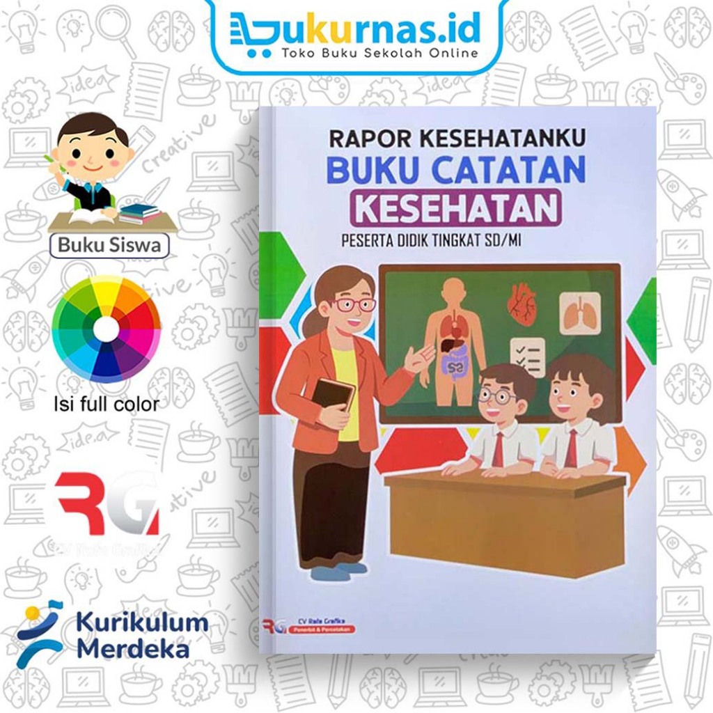 Jual Buku Rapor Kesehatanku Buku Catatan Kesehatan SD/MI Kurikulum ...