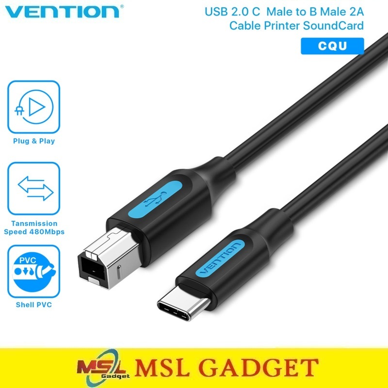 Jual VENTION Kabel Printer Scanner USB A Type C to USB B | Shopee Indonesia