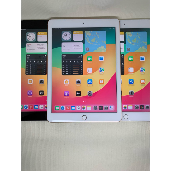 iPad 6 WIFI 128GB 32GB Gray Silver RoseGold Second Original Free Anti Gores
