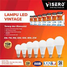 Jual Lampu LED Cahaya Kuning - Warm White Visero Vintage 5W 7W 9W 12W ...