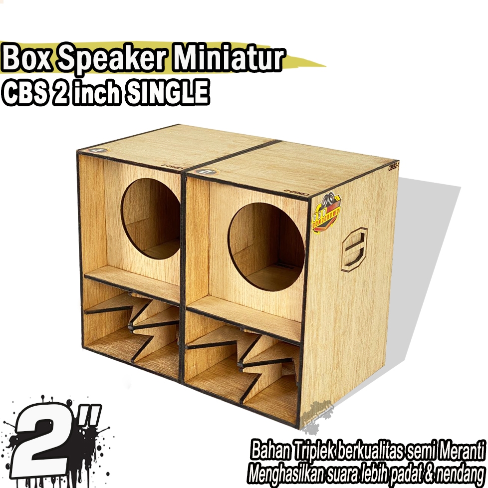 Jual Box Speaker Miniatur CBS 2 INCH | Shopee Indonesia