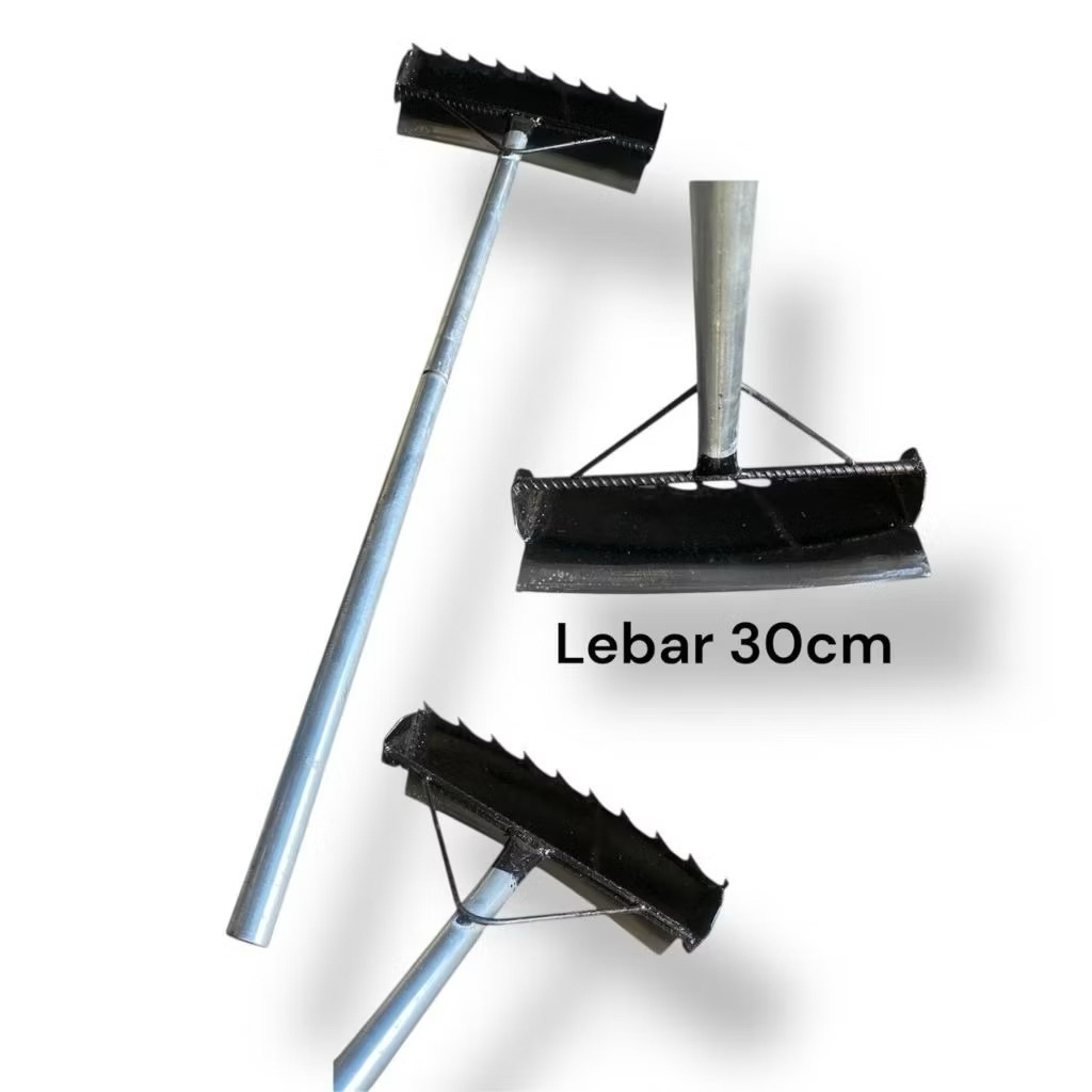Jual Cangkul Rumput Jumbo 30cm Alat Garuk Rumput liar 2 in 1 Garuk ...