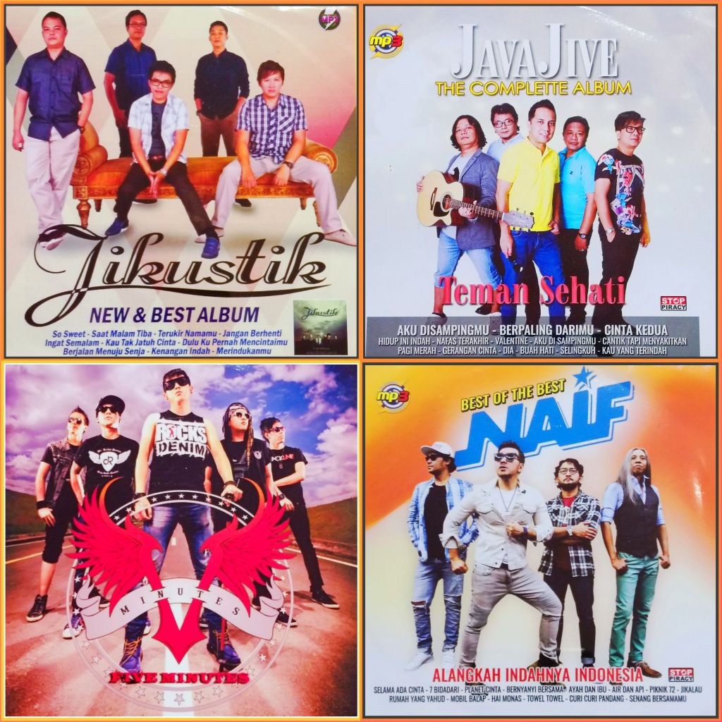 Jual Kaset MP3 Lagu Pop JIKUSTIK - JAVA JIVE - FIVE MINUTES - NAIF ...