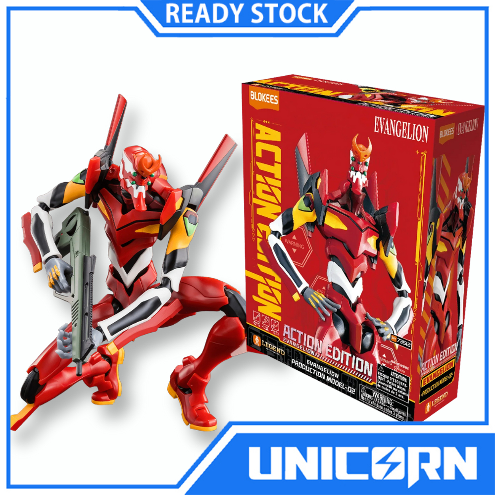 Jual Evangelion Unit 02 Production Model [Blokees Action Edition] Eva 2 ...