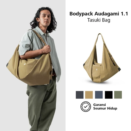Bodypack Audagami 1.1 Tasuki Bag untuk gaya streetwear