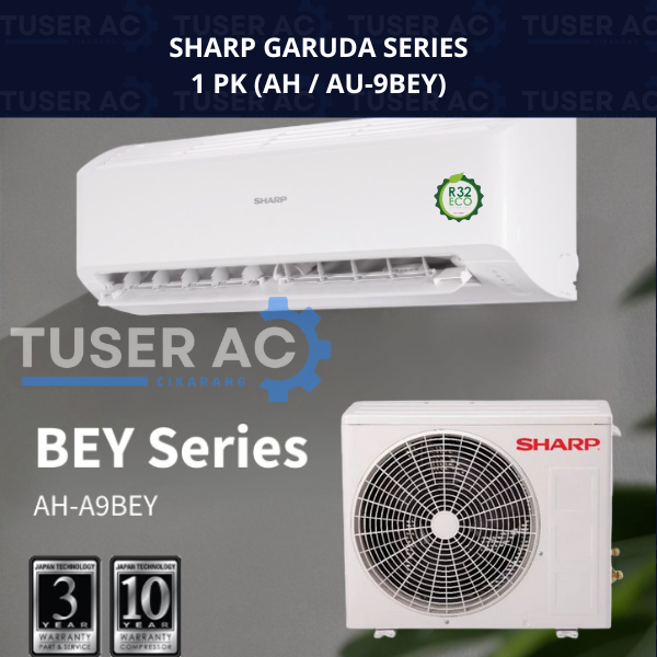 Jual SHARP AC - Garuda Series Basic 1 PK , Super Jet Mode 760 Watt - AH ...