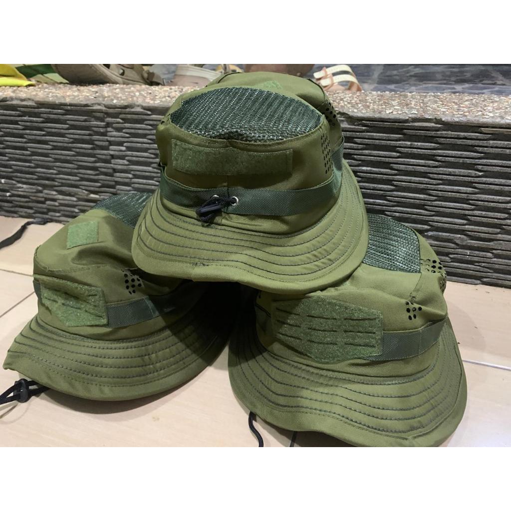 Jual TOPI RIMBA ARMY HATS BUCKET HIJAU VARIASI LASER COD | Shopee Indonesia