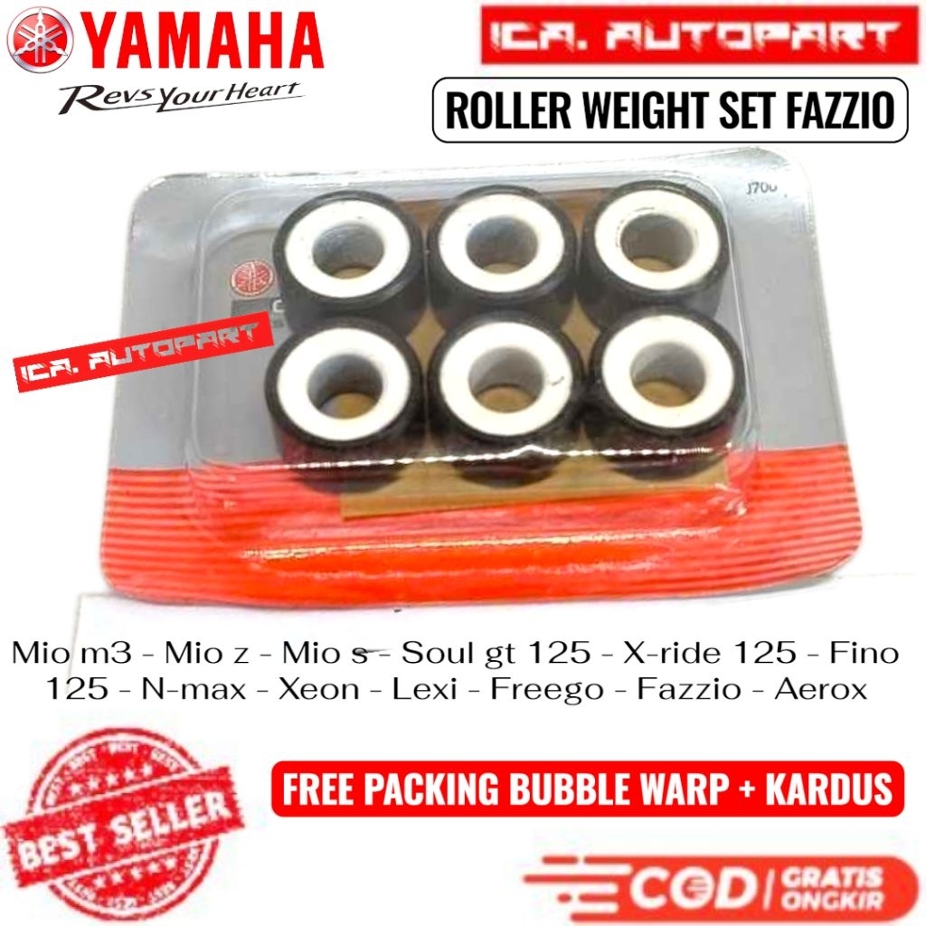 Jual Roller weight set fazzio neo lux fazzio 125 grand filano 125 ...
