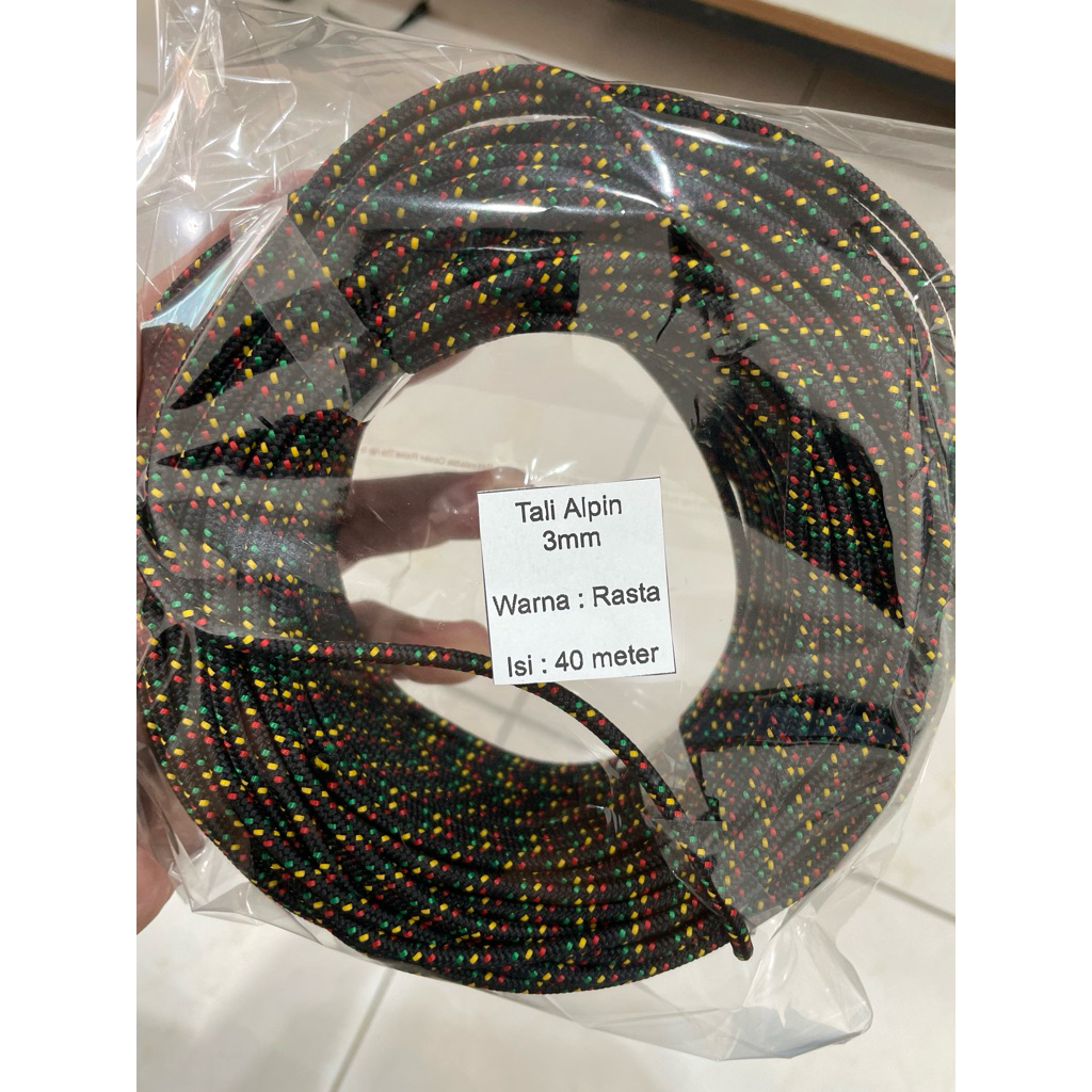 Jual Tali Nylon Alpin / Tali Hammock / Tali Nylon Braided 3mm Warna ...