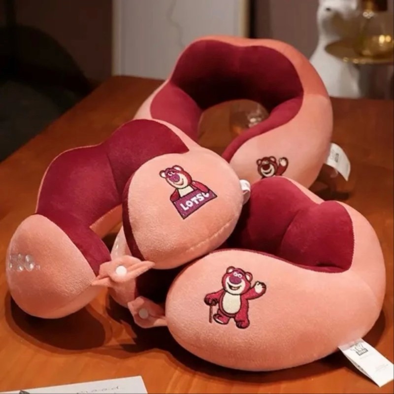 Jual Bantal Leher Lotso Travel Tidur Siang Berbentuk Karakter Hewan ...