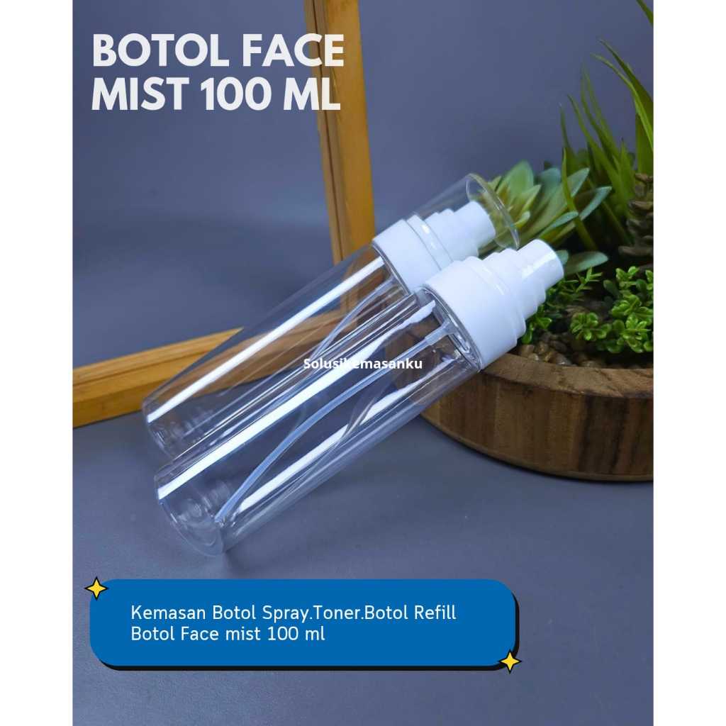 Jual Botol Spray Facemist 100 Ml - RF / Botol Spray Facials 100 Ml ...