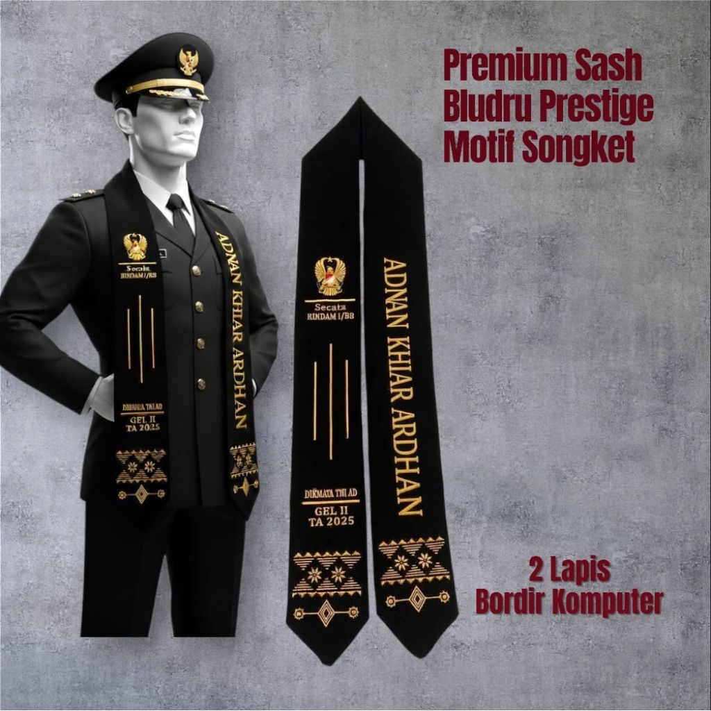 Jual Selempang Wisuda Pelantikan Bahan Bludru Premium,Bordir Komputer ...
