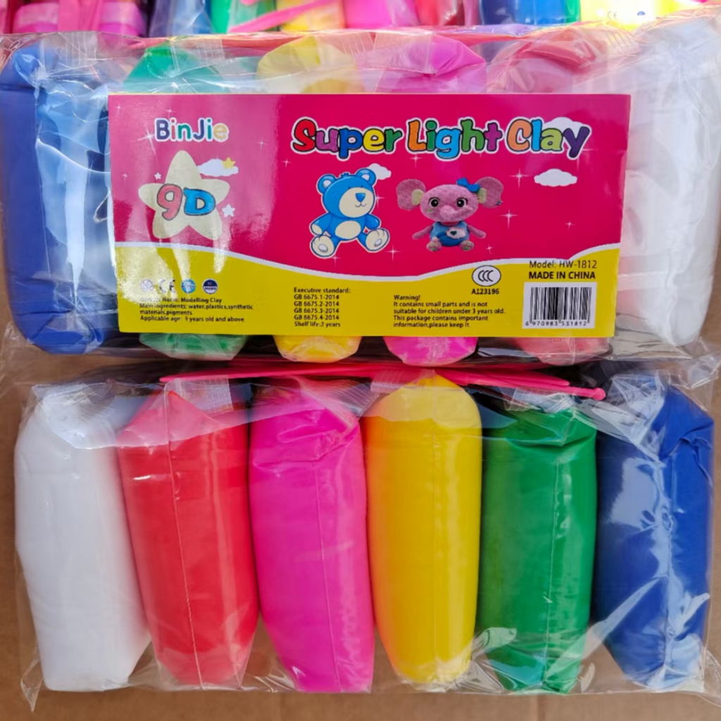 Jual Clay Jumbo Clay Mainan anak DIY isi 6 pcs Clay Polymer Mainan ...