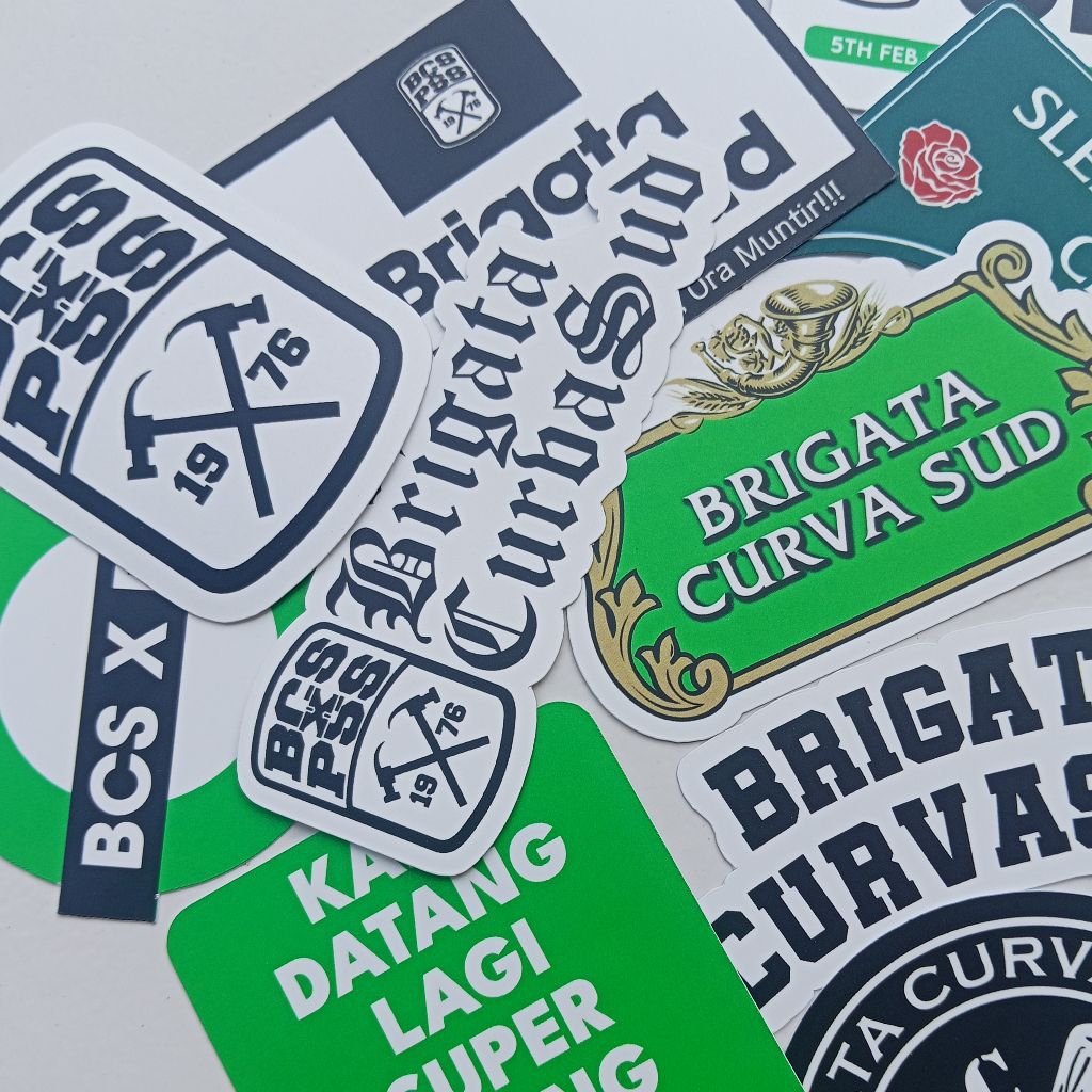 Jual Sticker Pack Brigata Curva Sud VOL 1 | BCS PSS Sleman | Shopee ...