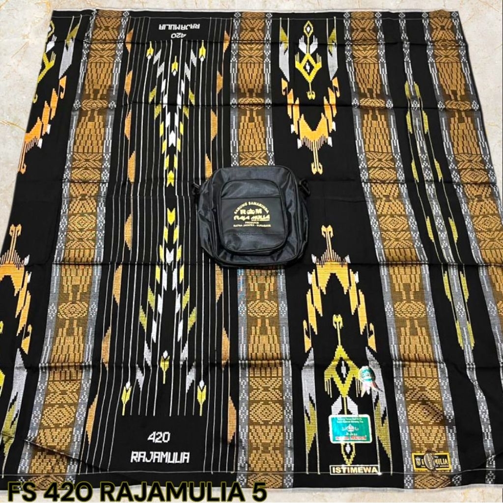 Jual Sarung RAJA MULIA FS ( FULL SUTERA 420 ) | Shopee Indonesia