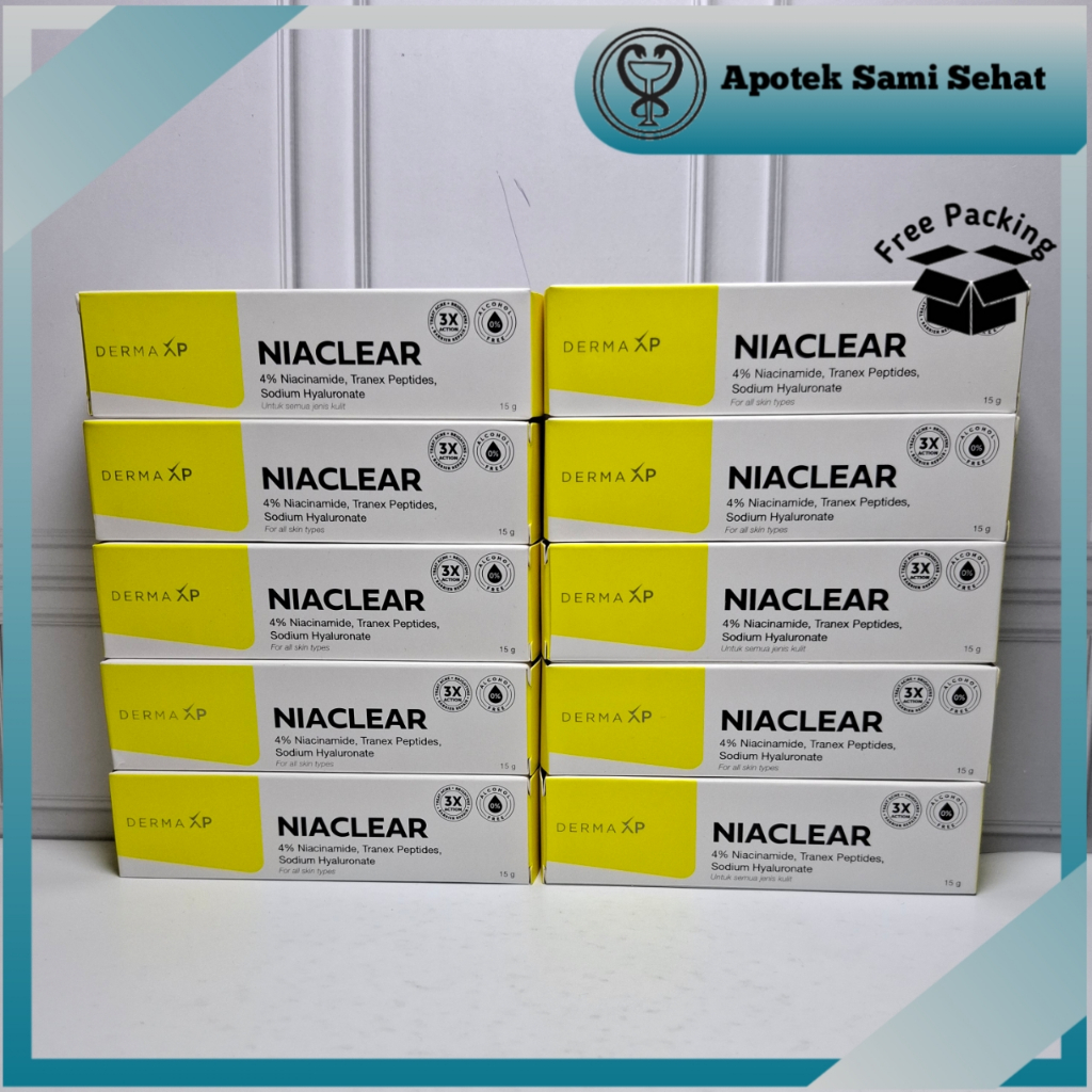 Jual 10 TUBE NIACLEAR 15 GRAM (mencerahkan kulit dan menjaga skin ...