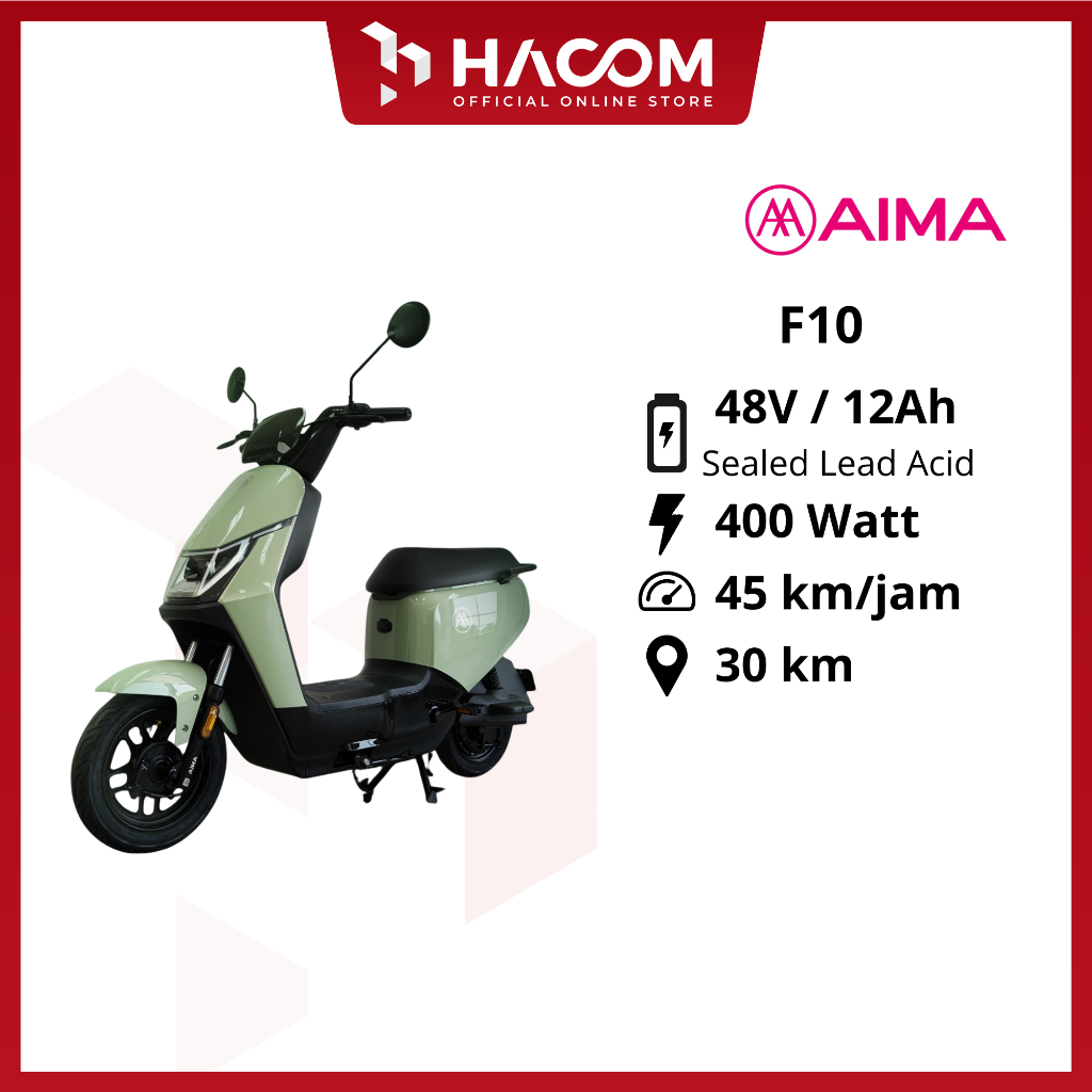 Jual Sepeda listrik Aima F10 garansi resmi Aima 1 Tahun | Shopee Indonesia