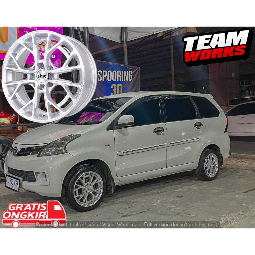Jual VELG RACING AVANZA MOBILIO AYLA SIGRA RING 16 HSR FE01 SILVER ...