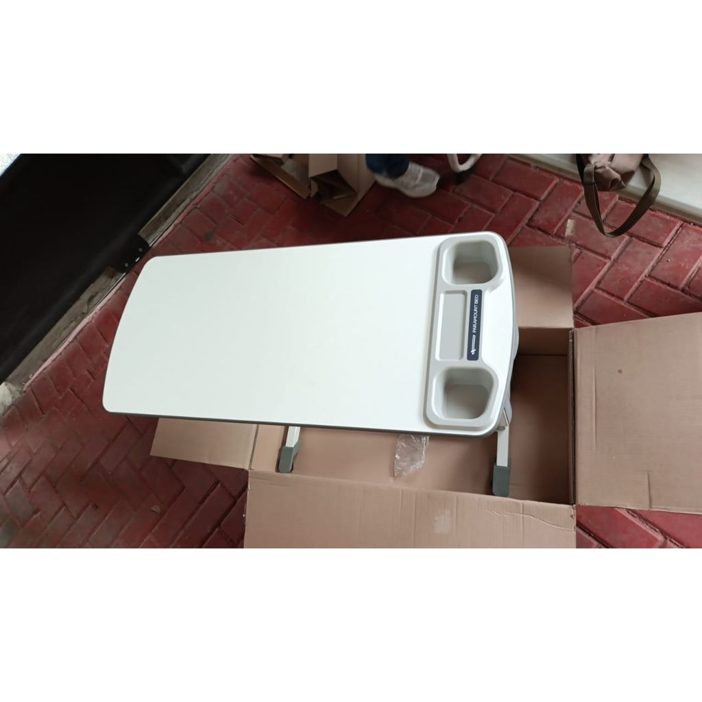 Jual Overbed Table Paramount PF-3110A - Meja Makan Pasien Putih ...