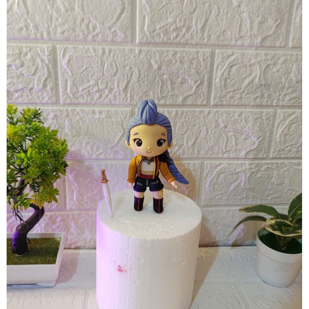 Jual Demon Hunter k pop Rumi cute version topper kue ulang tahun by ...