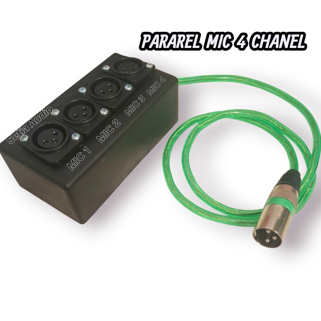 Jual SIAP PAKAI SPLITTER MIC PARAREL MIC 4 CHANEL | Shopee Indonesia