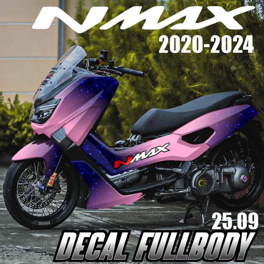 Jual (COD) TERBARU Decal Sticker DECAL NMAX DELUXE NMAX TAHUN 2020-2021 ...