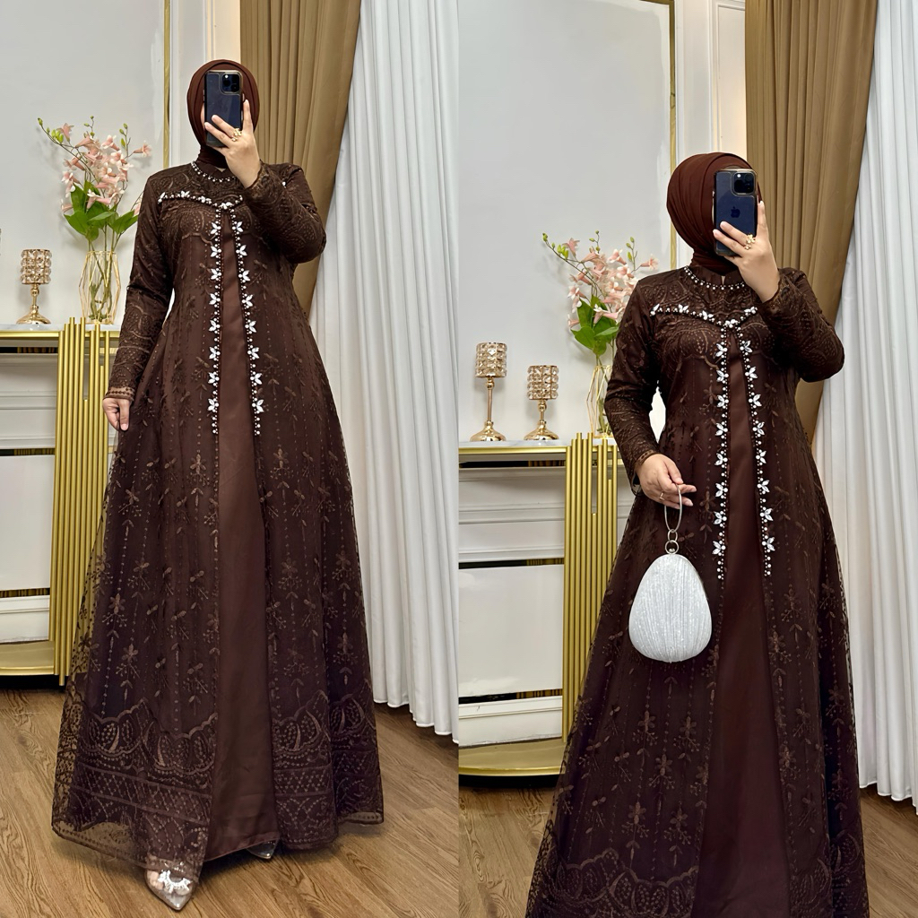 Jual GAMIS TILE REGINA/ GAMIS/ GAMIS TERBARU/ GAMIS PESTA/ GAMIS ...