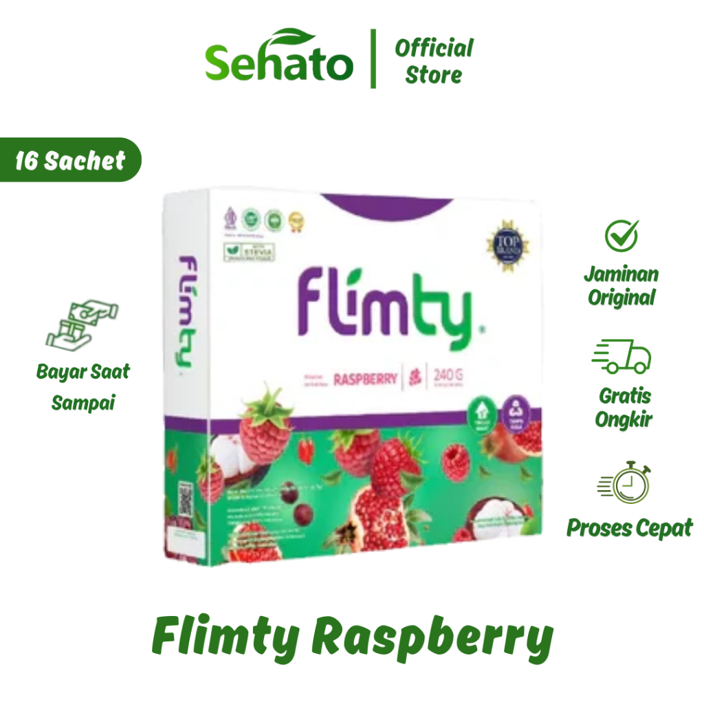 Jual Flimty Raspberry Sachet 15g - 1 Dus Isi 16 Sachet | Shopee Indonesia