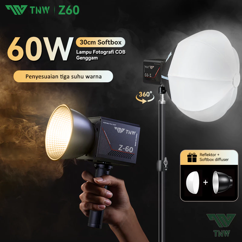 Lampu Portable Video TNW Z60