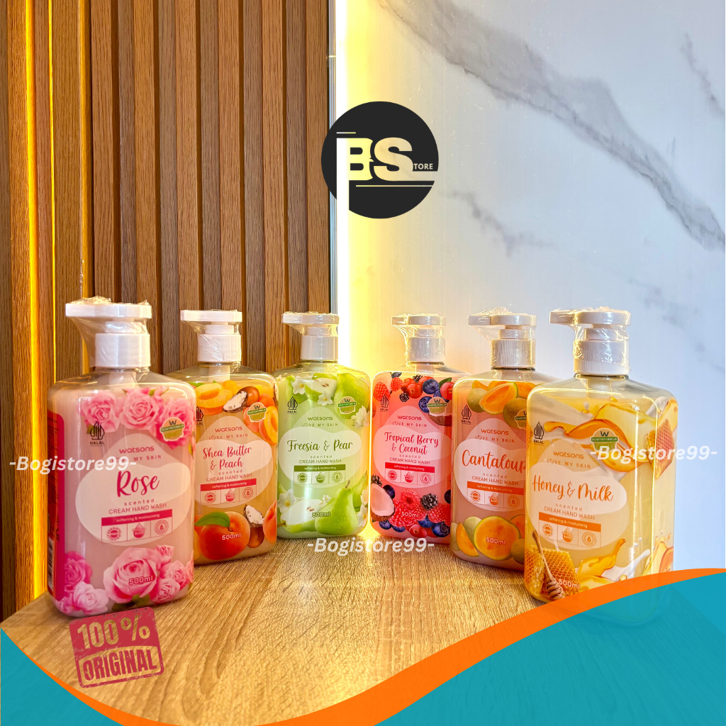 Jual Watsons Scented Cream Hand Wash 500ml Botol Pump | Shopee Indonesia