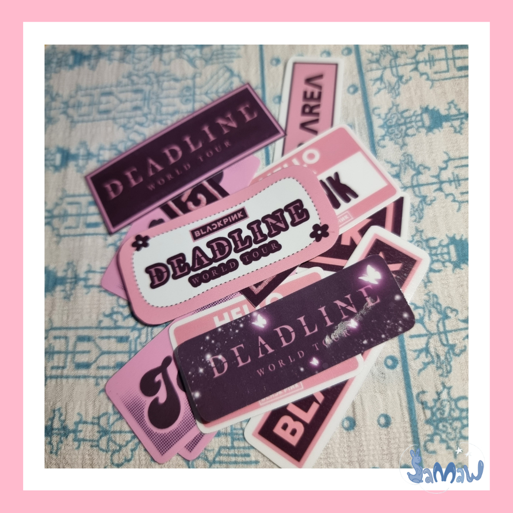 Jual [isi 10pcs] Stiker Blackpink Deadline World Tour Concert | Stiker ...
