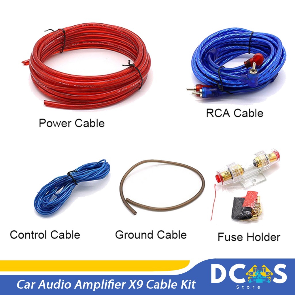 Jual Kabel Audio Mobil Set Instalasi Sound System Mobil Audio Cable Kit ...