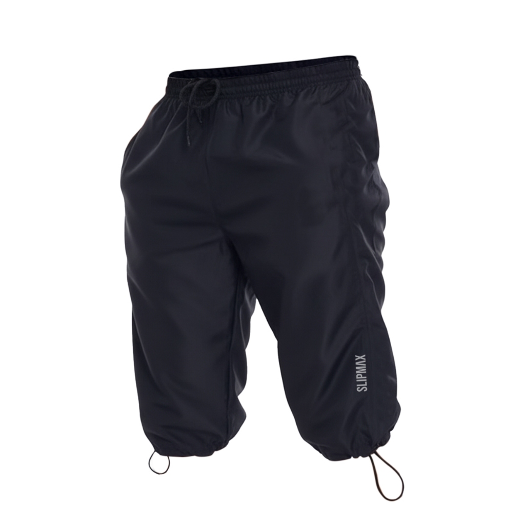 Slipmax Celana Training Jogger Pants Pendek 3/4 Pria Wanita Parasut Olahraga Gym Fitnes Sepeda Badminton Lari Padel